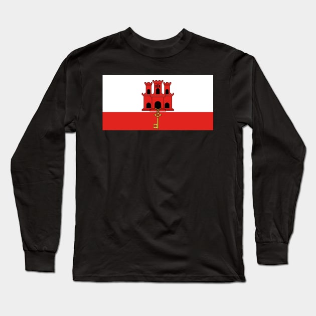 Gibraltar Long Sleeve T-Shirt by Wickedcartoons